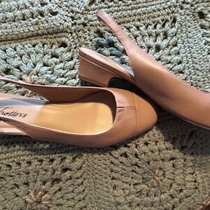 Tan Slingback shoes